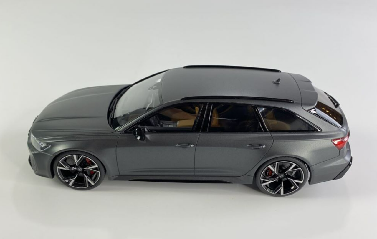 1/18 GT Spirit GTSpirit 2020 Audi RS6 Avant (Matte Grey) Resin Car