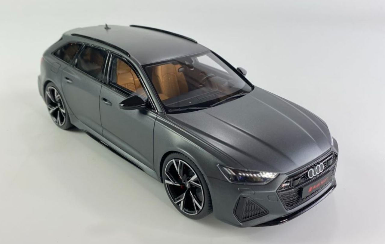 1/18 GT Spirit GTSpirit 2020 Audi RS6 Avant (Matte Grey) Resin Car Model