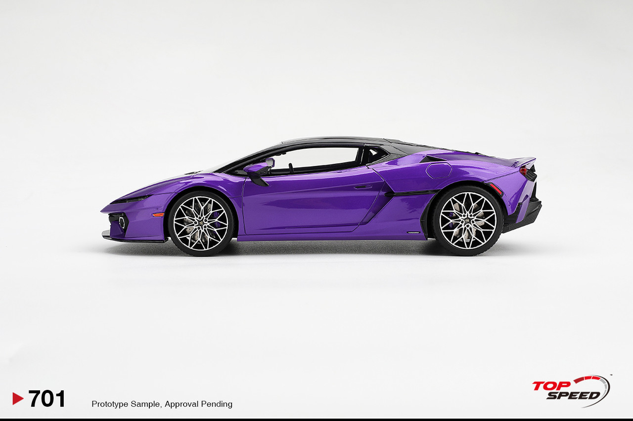 1/18 Top Speed Lamborghini Temerario (Viola Pasifae Purple) Car Model