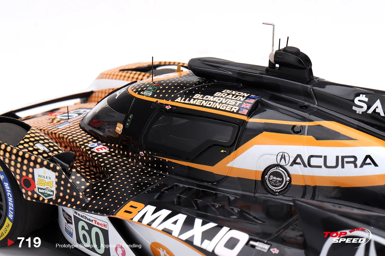 1/18 Top Speed Acura ARX-06 #60 Acura Meyer Shank Racing 2026 IMSA Daytona 24 Hrs Car Model