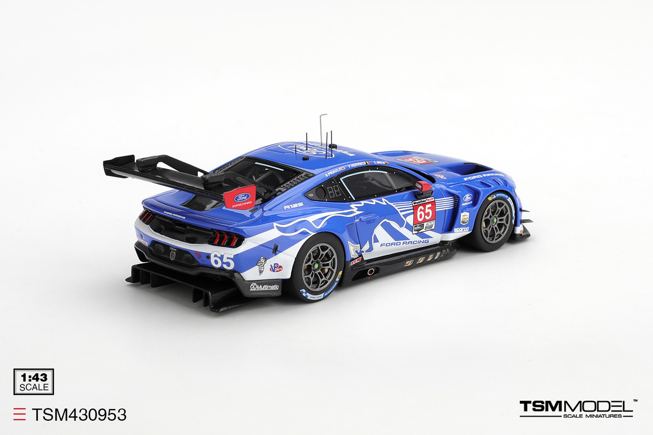 1/43 TSM Ford Mustang GT3 #65 Ford Racing 2026 IMSA Daytona 24 Hrs Car Model