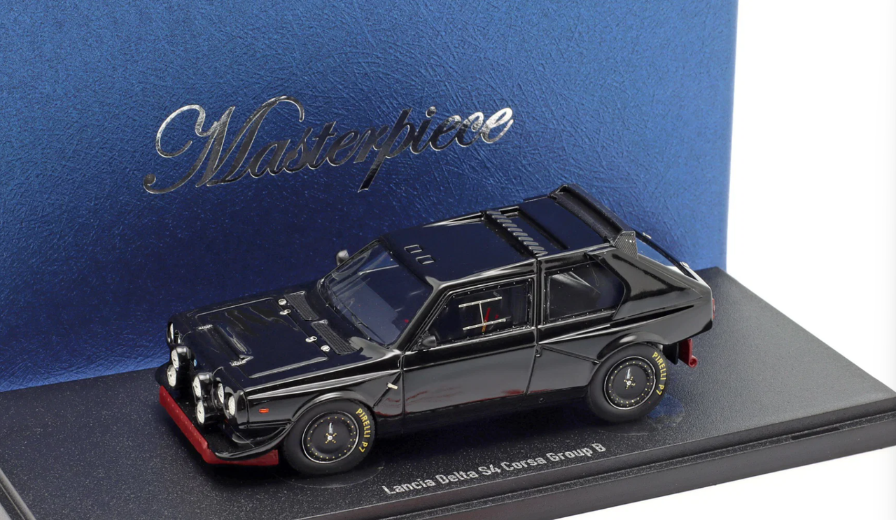 1/43 AutoCult 1985 Lancia Delta S4 Corsa Group B (Black) Car Model