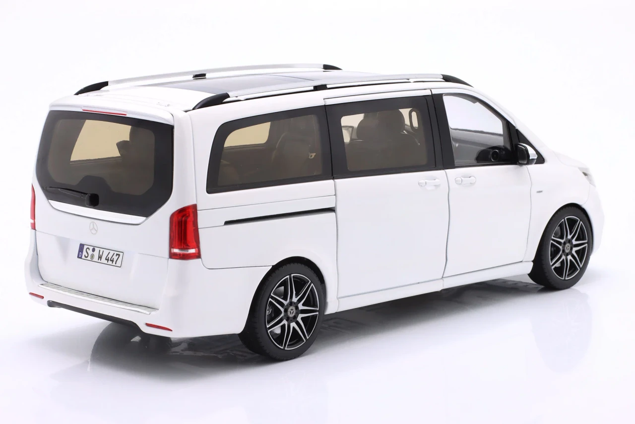 1/18 Norev 2018 Mercedes-Benz V-Class AMG Line V447 (White) Diecast Car Model