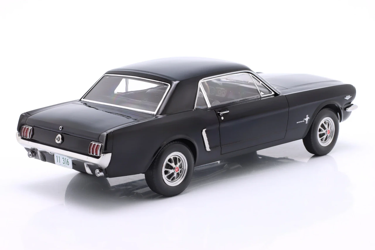 1/18 Norev 1964 Ford Mustang 1st Generation (Black) Diecast Car Model