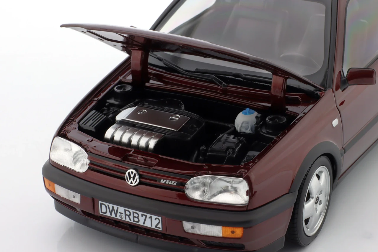 1/18 Norev 1991 VW Volkswagen Golf III VR6 (Red) Diecast Car Model