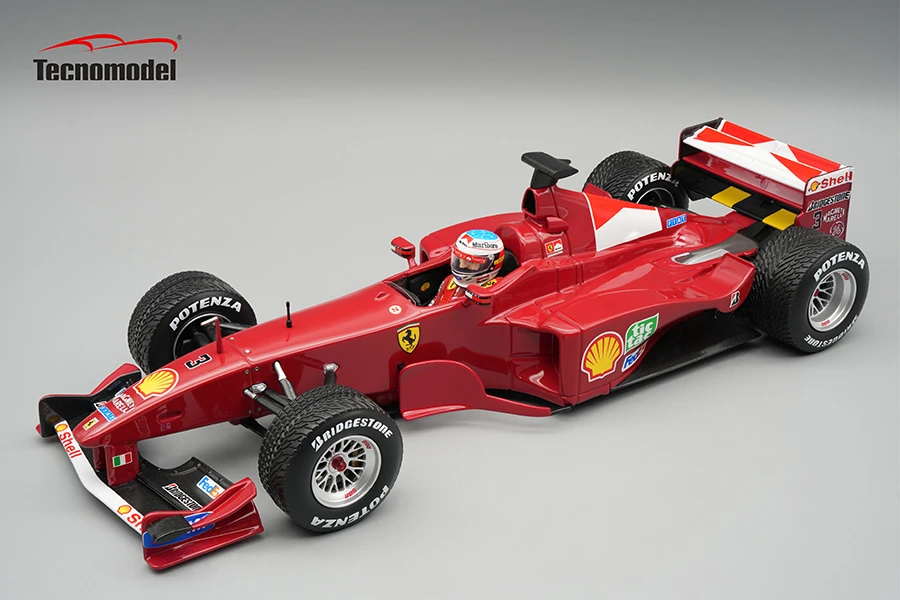 1/18 Tecnomodel Ferrari F399 1999 French GP Driver: Michael Schumacher Raining Race Limited Edition Car Model
