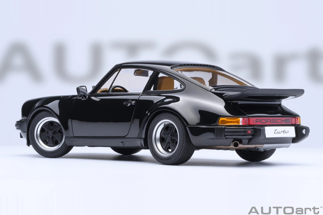 1/18 AUTOart Porsche 911 (930) Turbo 3.0 (Black) Car Model