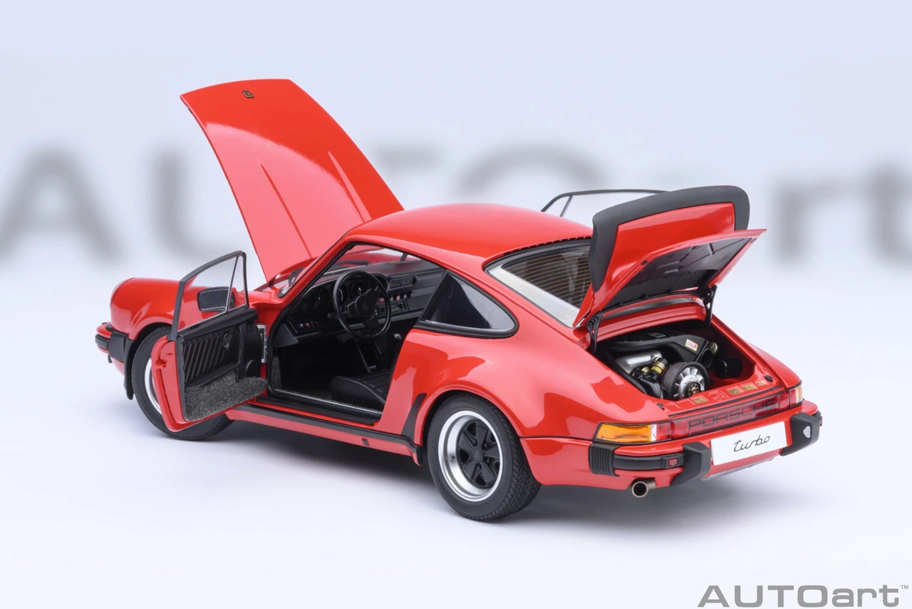 1/18 AUTOart Porsche 911 (930) Turbo 3.0 (Guards Red) Car Model
