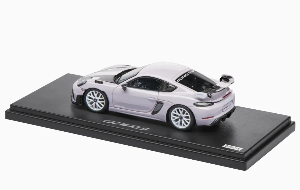 1/43 Dealer Edition 2024 Porsche 718 (982) GT4 RS Special Request (Moonstone Pink) Car Model