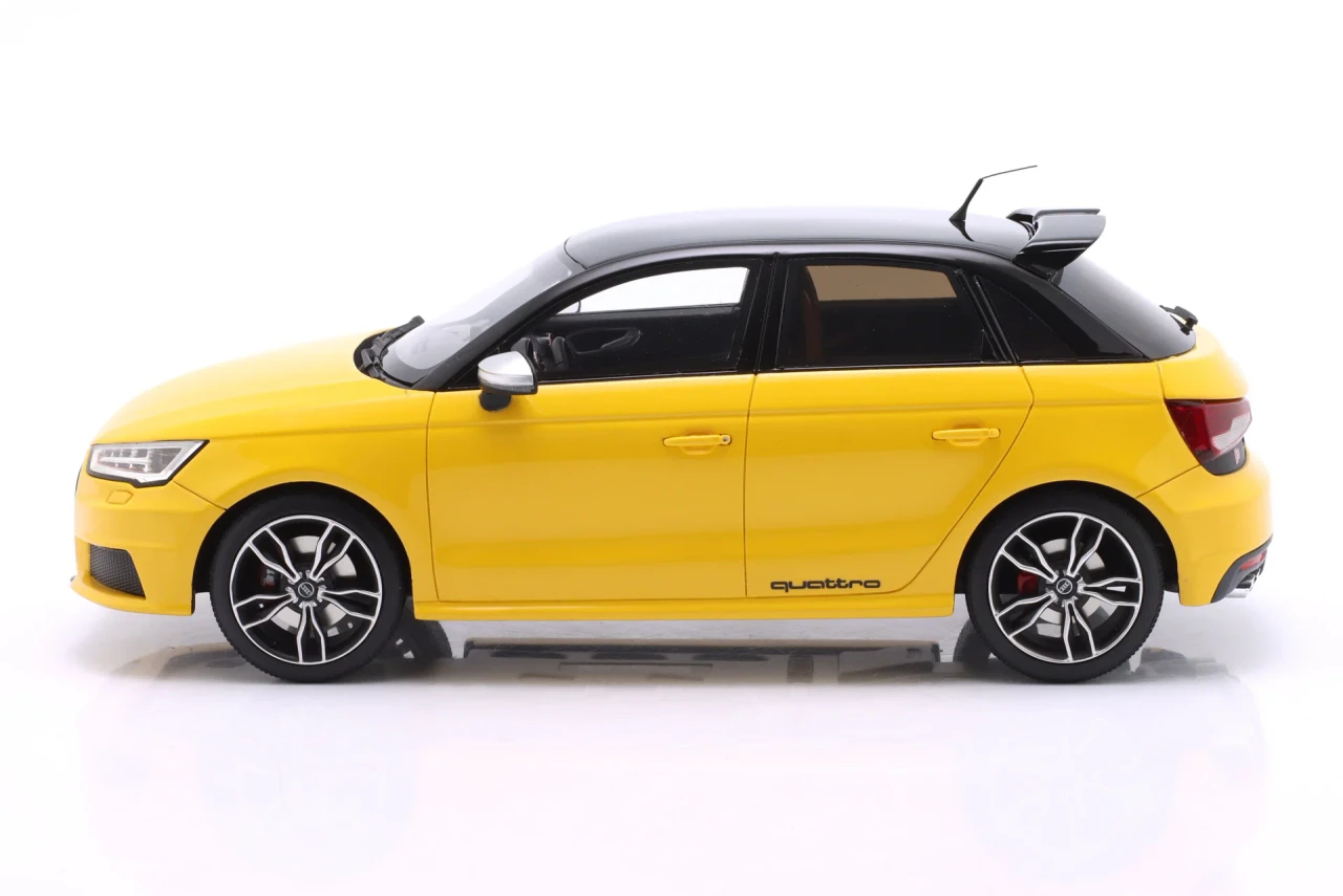 1/18 OTTO 2015 Audi S1 Sportback (Yellow) Car Model