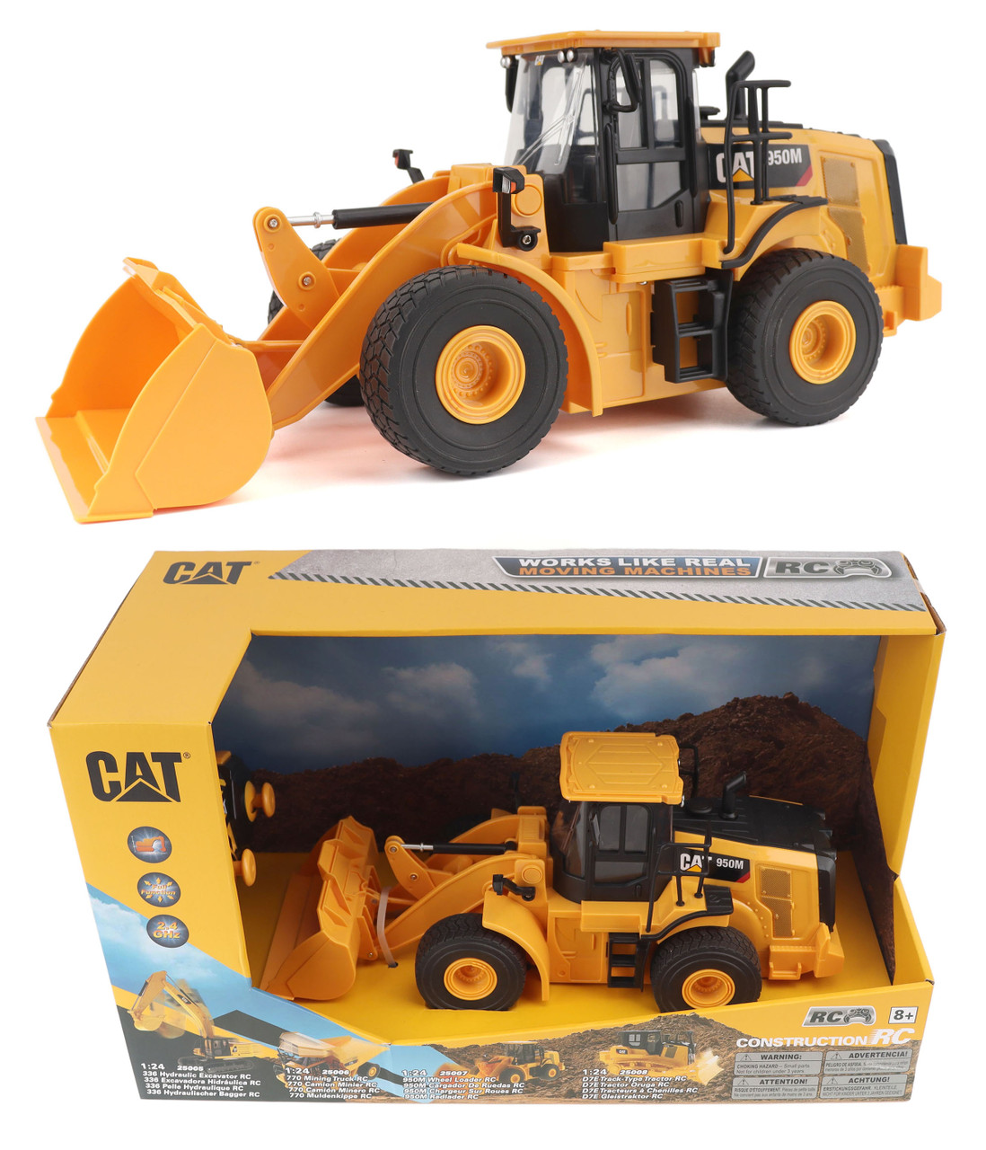 1/24 Diecast Masters Radio Control CAT 950M Wheel Loader