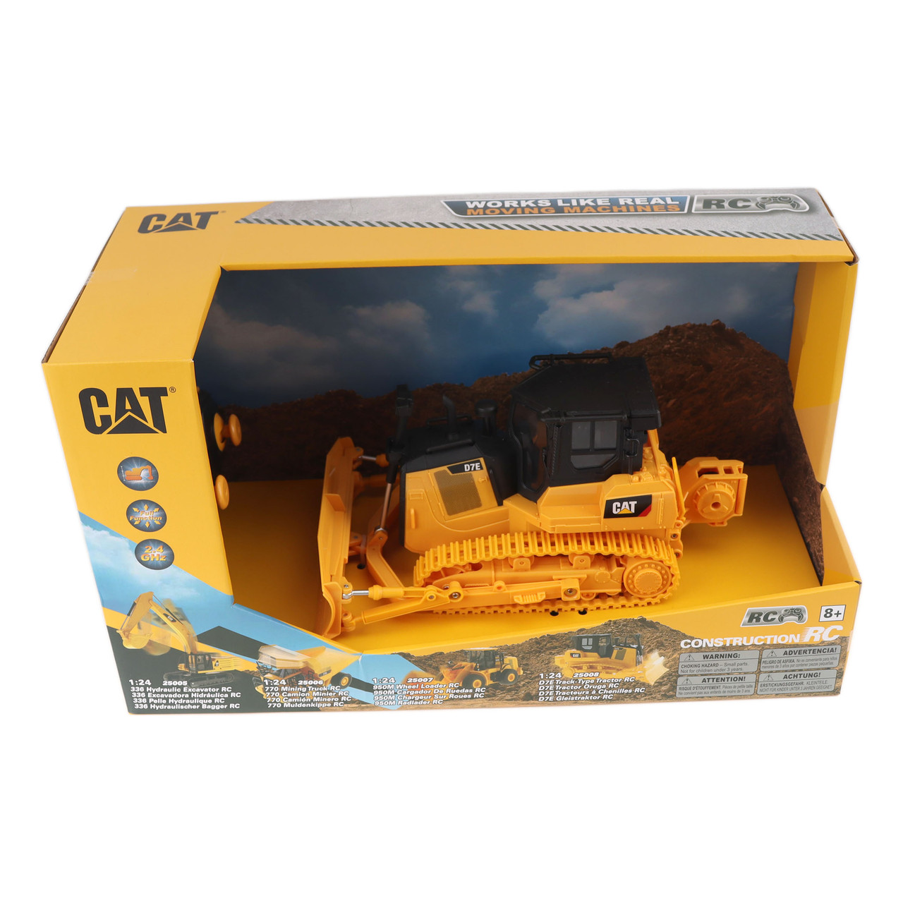 1/24 Diecast Masters Radio Control CAT D7E Bulldozer