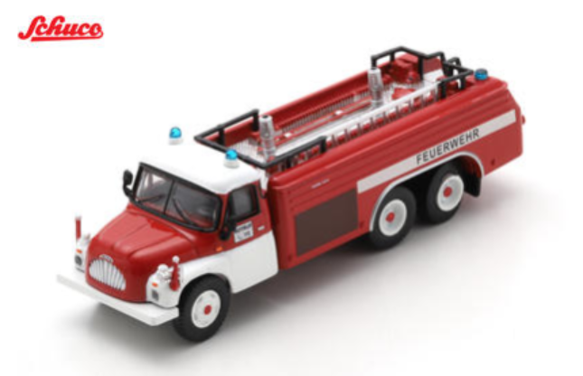 1/87 Schuco 1972 Tatra T148 Feuerwehr Diecast Car Model