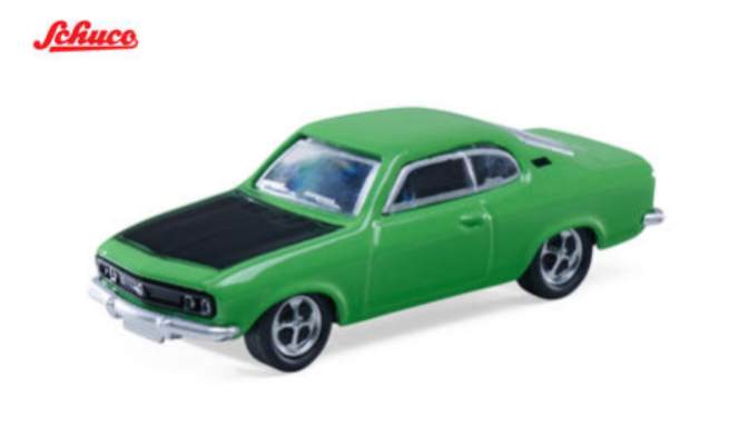 1/87 Schuco 1970 Opel Manta (Green) Diecast Car Model