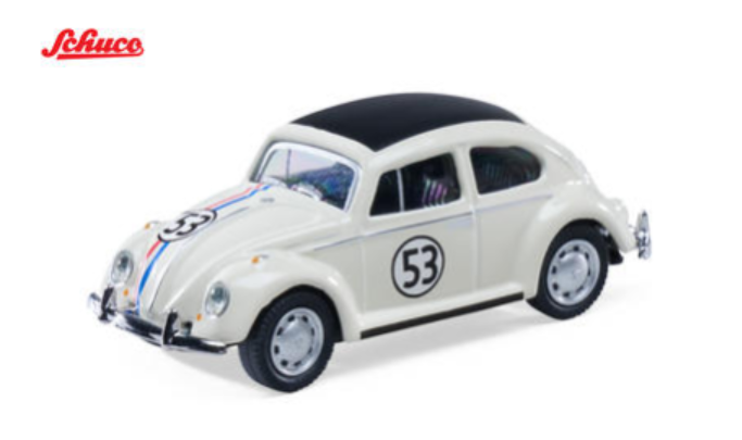 1/87 Schuco 1965 VW BeetleKäfer Rallye #53 Herbie Diecast Car Model