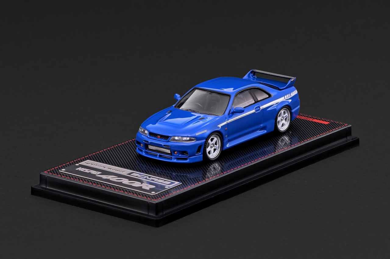 1/64 IG Ignition Model Nissan Skyline GT-R R33 Nismo 400R (BCNR33) (Blue) Car Model