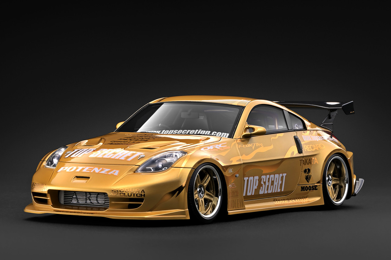 1/18 IG Ignition Model Nissan Top Secret Fairlady Z (Z33) (Gold) Car Model