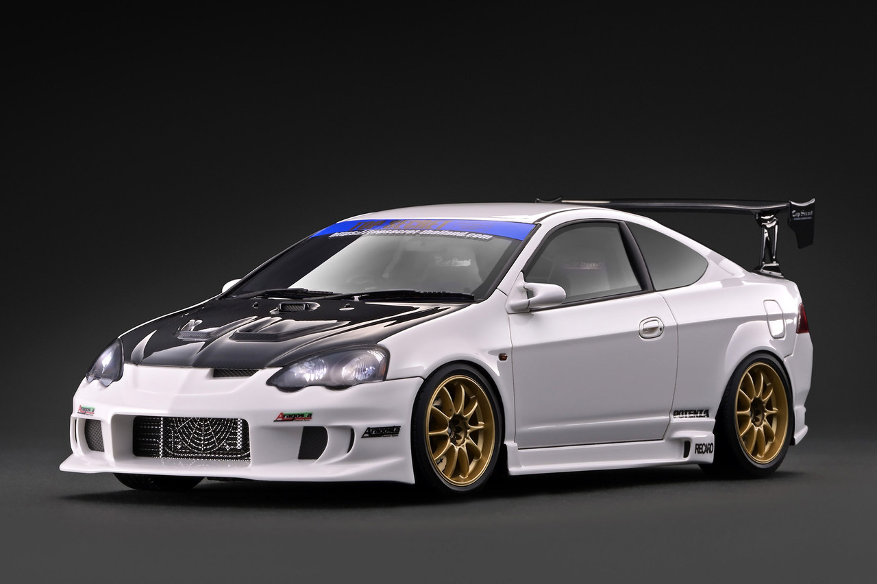 1/18 IG Ignition Model Honda Top Secret INTEGRA (DC5) (White Plain Color) Car Model