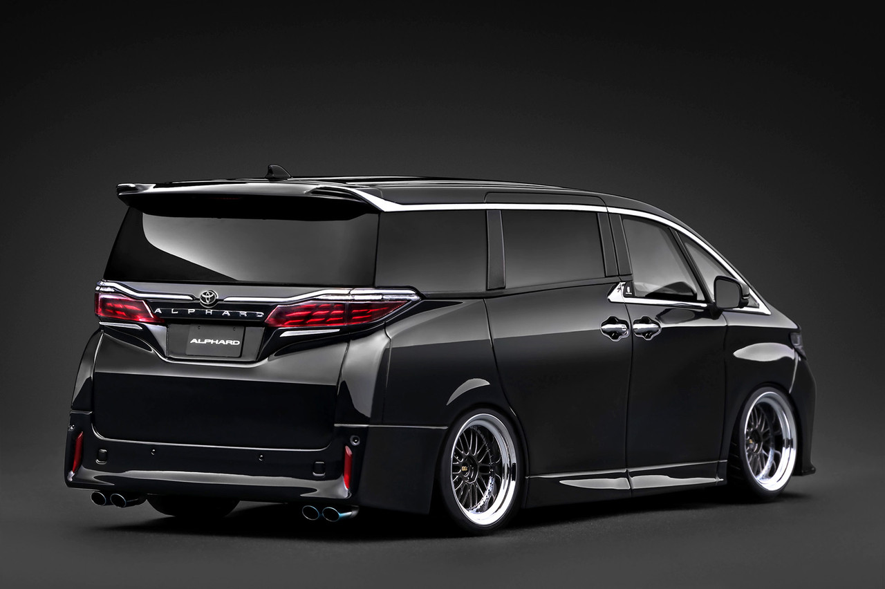 1/18 IG Ignition Model Toyota ALPHARD Z (H40W) (Black) Car Model