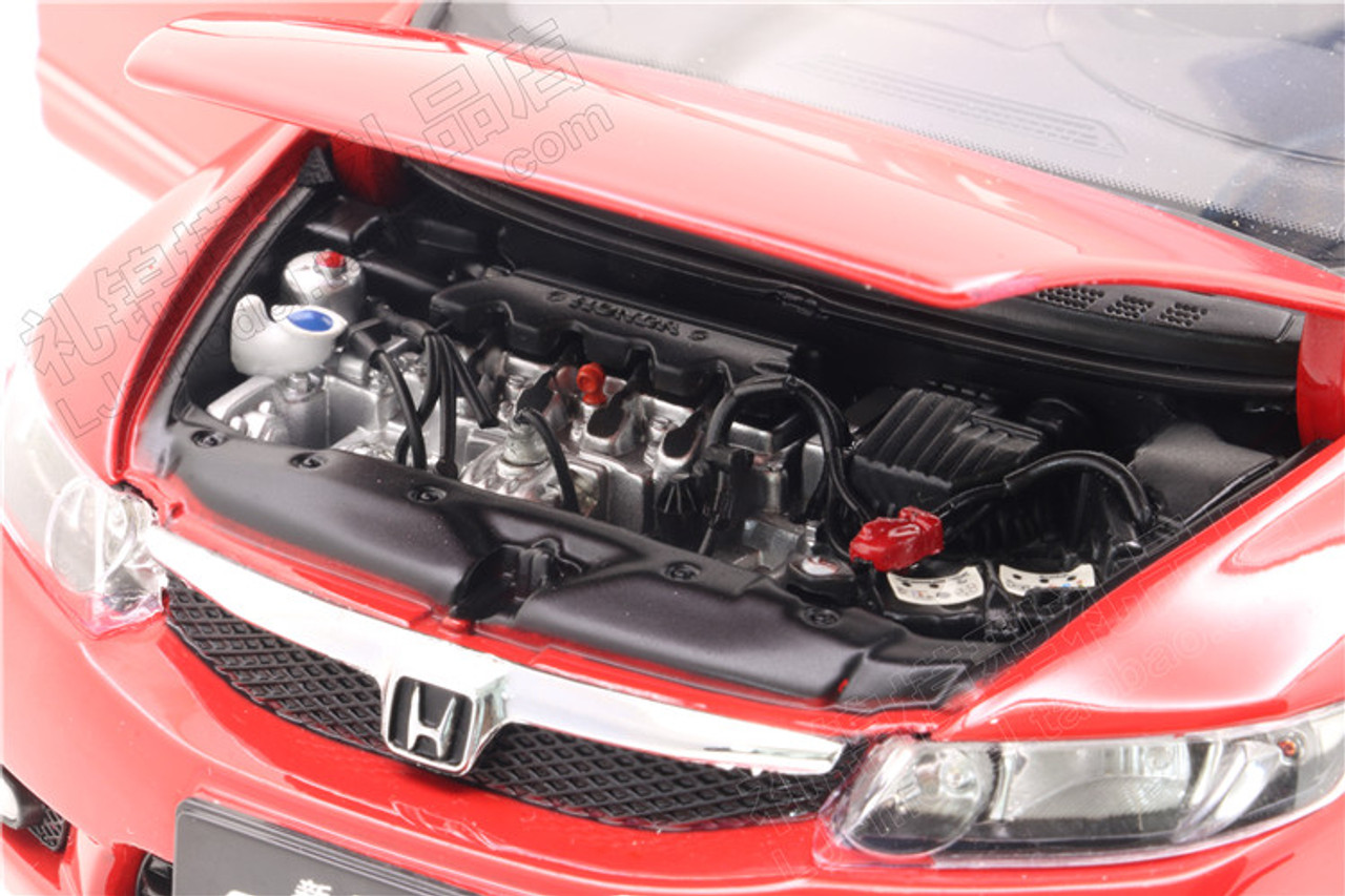 1/18 Dealer Edition Honda Civic (Red) 8th Generation (2006–2011) Diecast Car Model