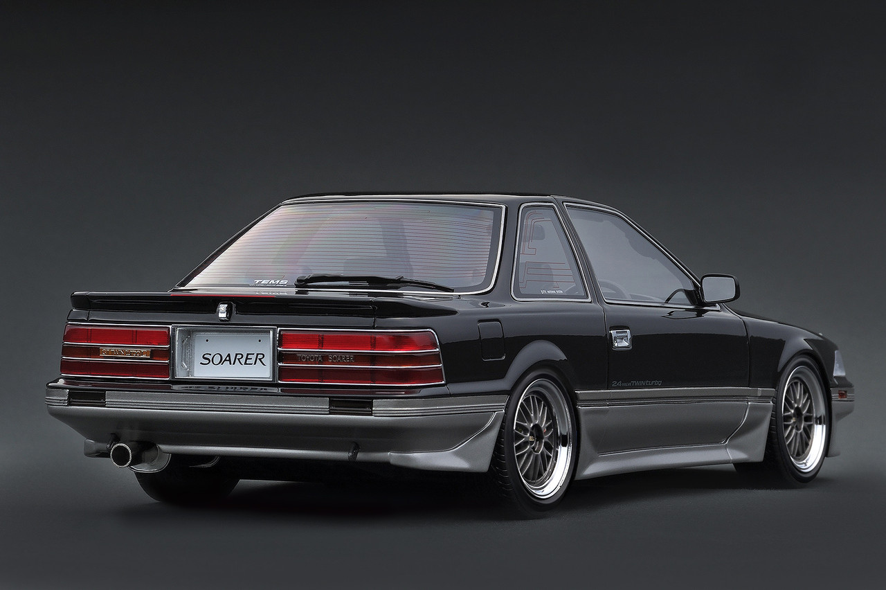 1/18 IG Ignition Model Toyota SOARER (Z20) 2.0GT-TWIN TURBO L (Black & Silver) Car Model