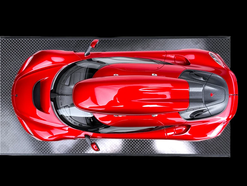 1/18 Frontiart Koenigsegg Gemera in Johan Röd (Red) Car Model Limited 100 Pieces