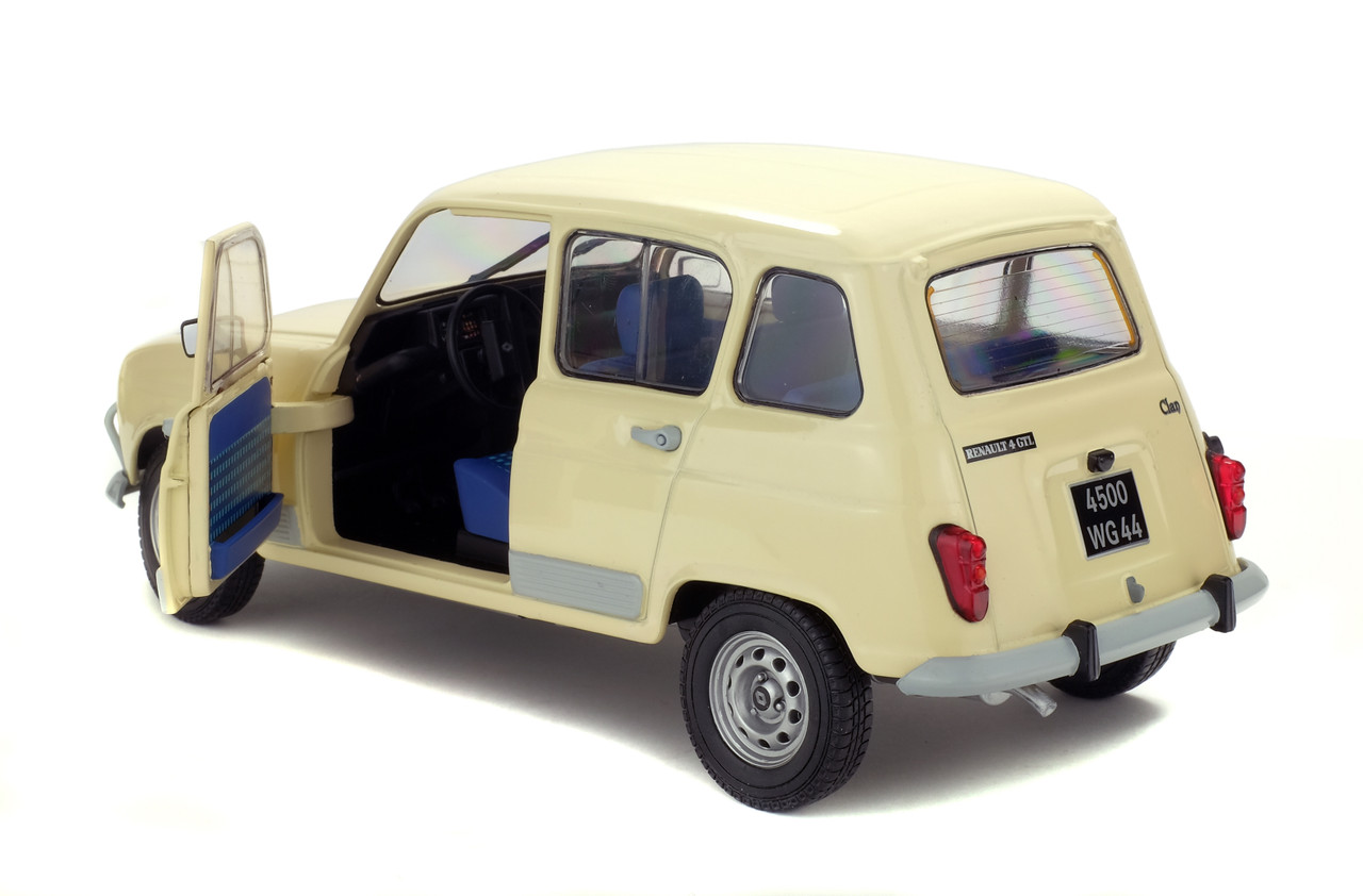 1/18 Solido 1978 Renault 4L Clan (Beige White) Diecast Car Model