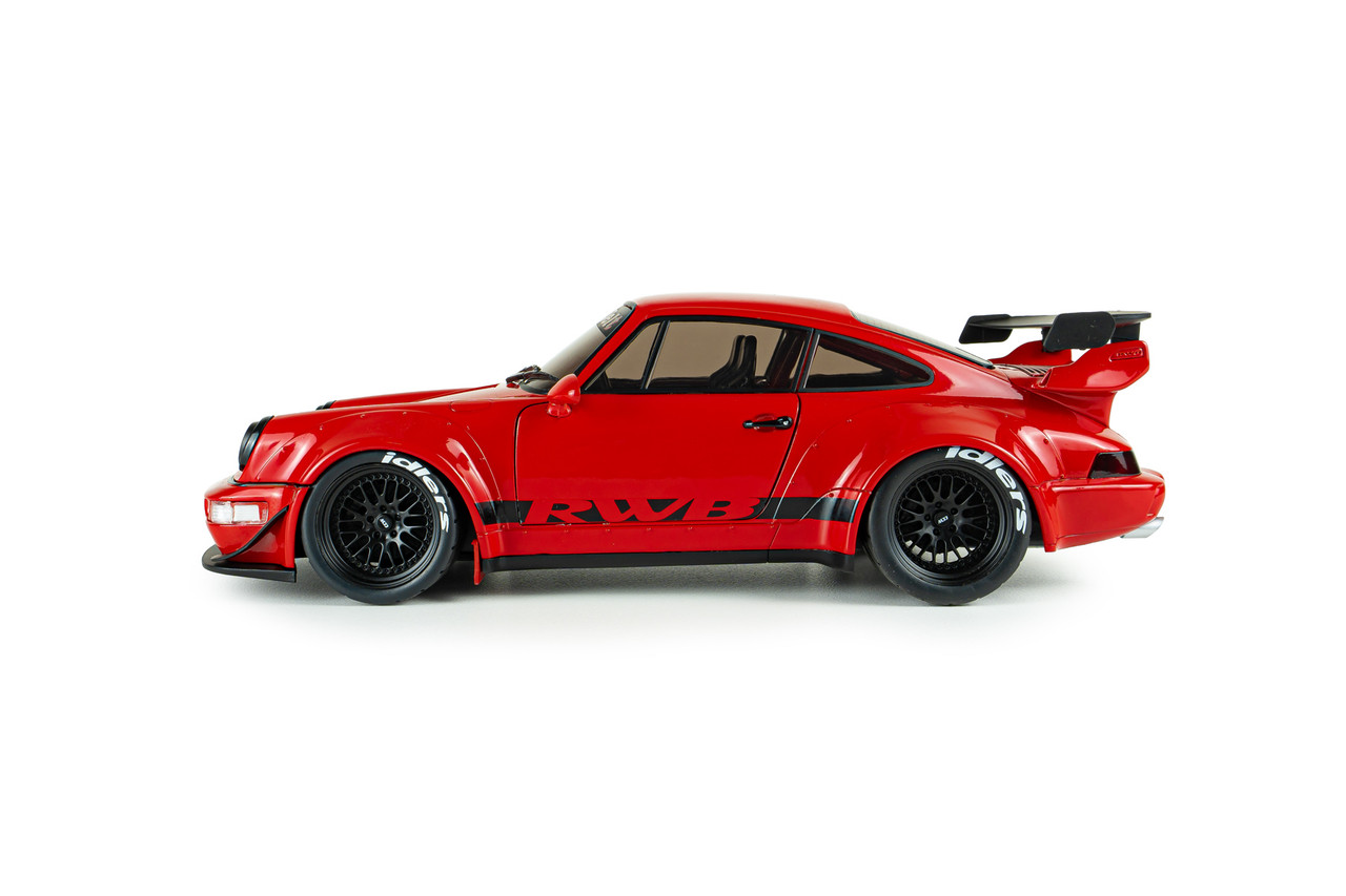 1/18 Solido 2015 Porsche 911 964 RWB Sema Show (Red) Diecast Car Model