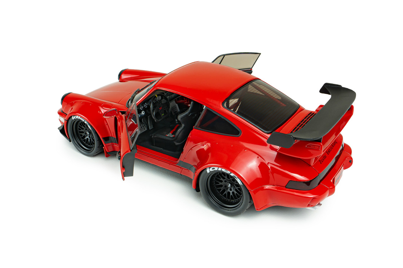1/18 Solido 2015 Porsche 911 964 RWB Sema Show (Red) Diecast Car Model
