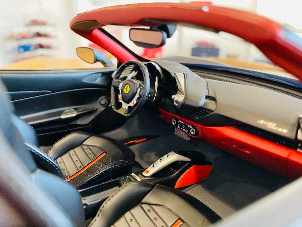 1/12 BBR Ferrari 488 Spider (Matte Black) Resin Car Model Limited 5