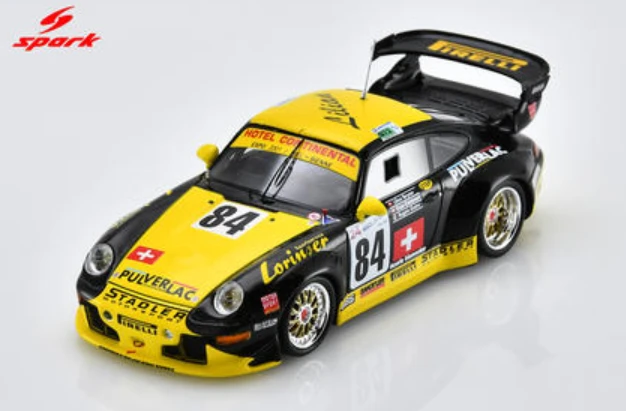 1/43 Spark Porsche 911 GT2 No.84 Le Mans 24H 1997  E. Calderari - L. Bryner - A. Zadra Car Model
