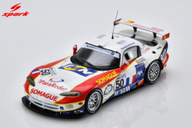 1/43 Spark Chrysler Viper GTS-R No.50 15th Le Mans 24H 1999  P. Mello-Breyner - M. Mello-Breyner - T. Mello-Breyner Car Model