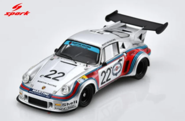 1/43 Spark Porsche 911 Carrera RSR Turbo No.22 2nd Le Mans 24H 1974  G. van Lennep - H. Mueller Car Model