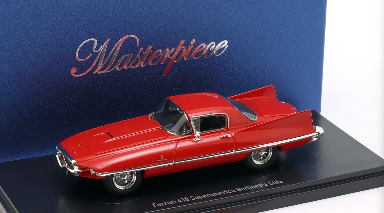 1/43 AutoCult 1956 Ferrari 410 superamerica Ghia Coupe (Red) Car Model