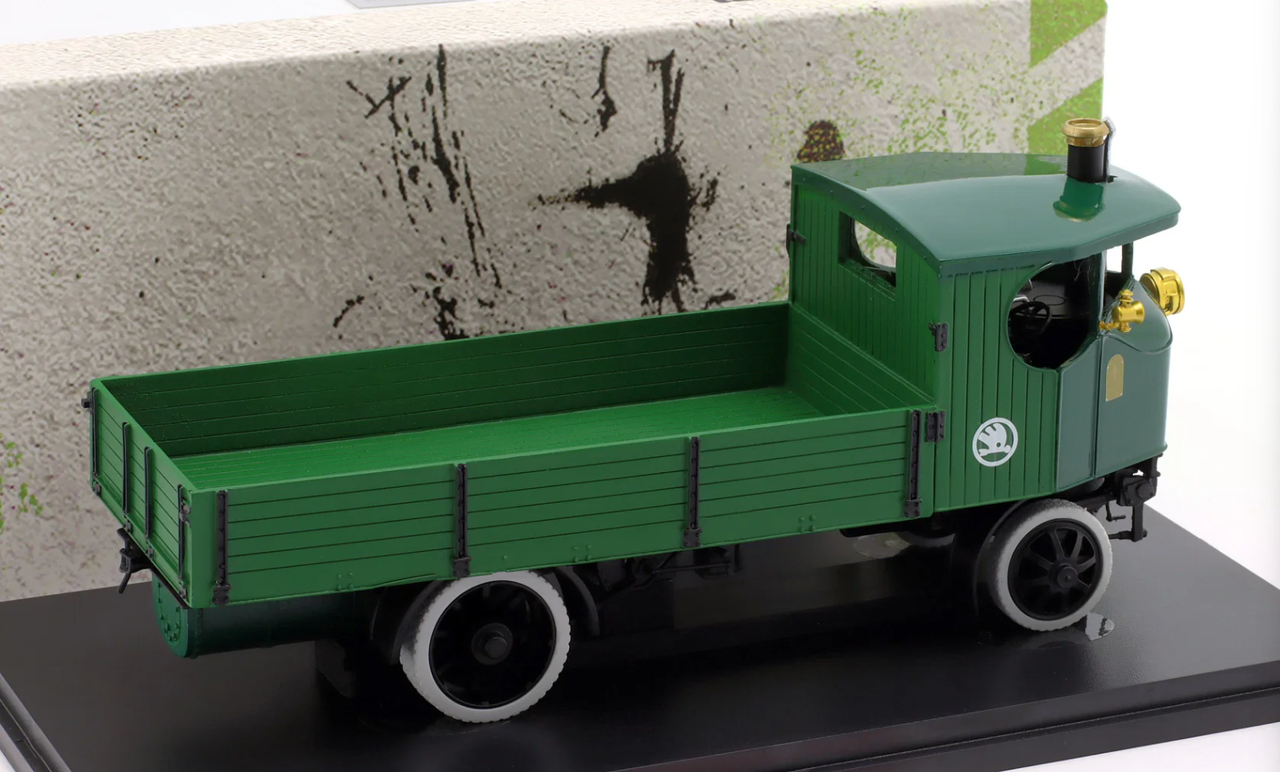1/43 AutoCult 1925 Skoda Sentinel Pick up Truck (Green) Car Model
