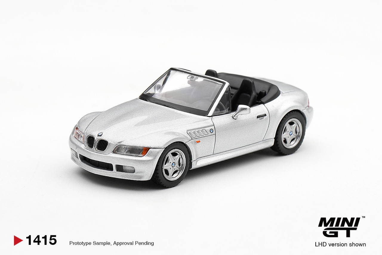 1/64 Mini GT BMW Z3 (Titanium Silver) Diecast Car Model