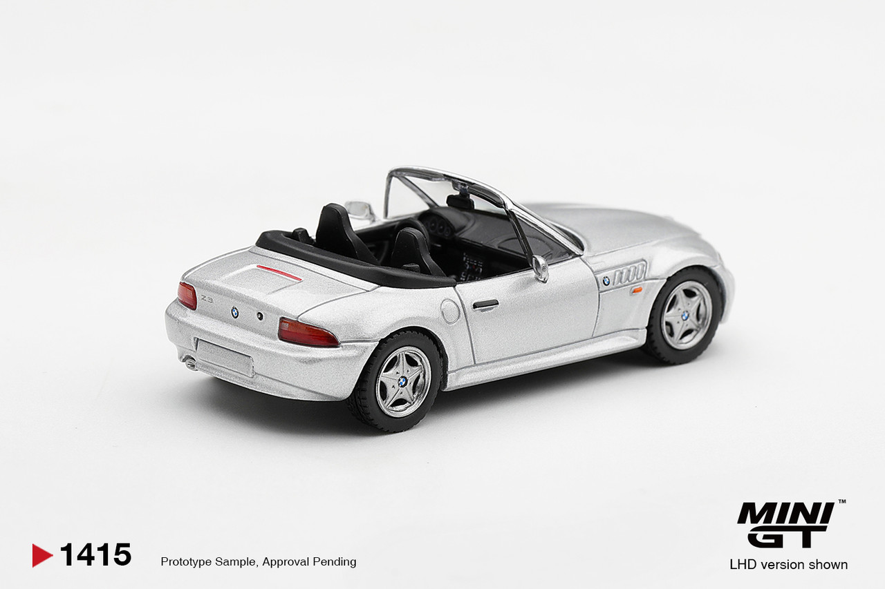 1/64 Mini GT BMW Z3 (Titanium Silver) Diecast Car Model