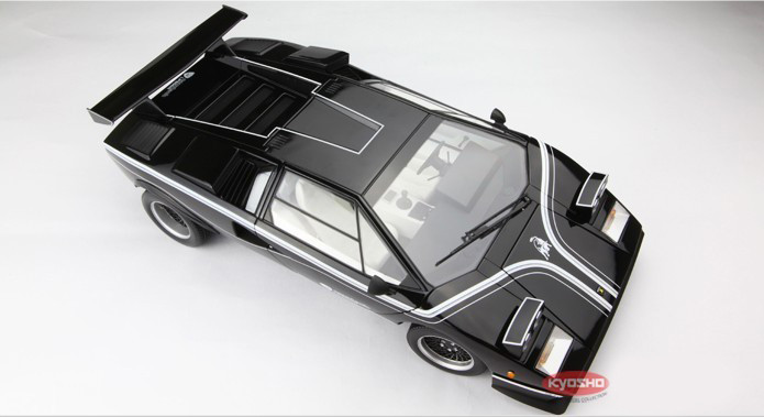 1/12 Kyosho Lamborghini Countach LP500R (Black) Diecast Car Model