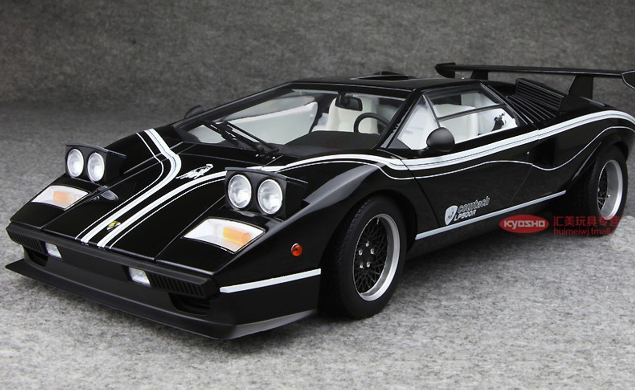 1/12 Kyosho Lamborghini Countach LP500R (Black) Diecast Car Model