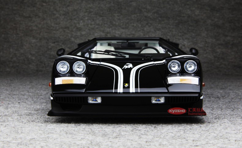 1/12 Kyosho Lamborghini Countach LP500R (Black) Diecast Car Model