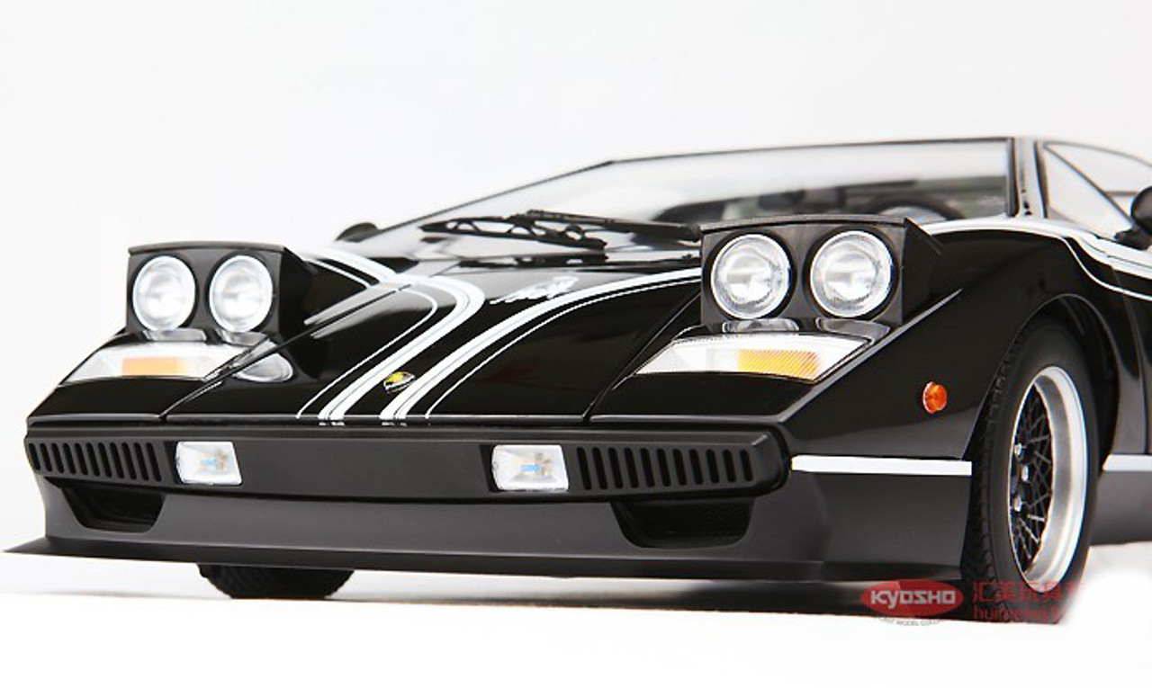 1/12 Kyosho Lamborghini Countach LP500R (Black) Diecast Car Model