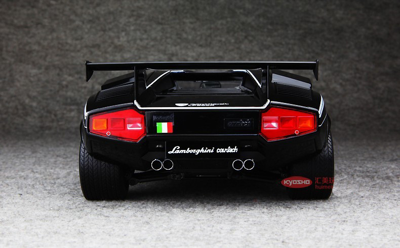 1/12 Kyosho Lamborghini Countach LP500R (Black) Diecast Car Model