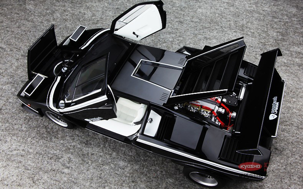 1/12 Kyosho Lamborghini Countach LP500R (Black) Diecast Car
