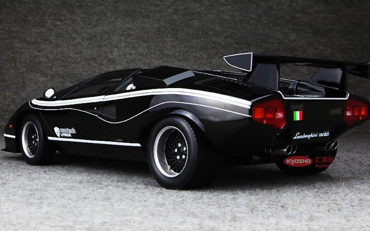 1/12 Kyosho Lamborghini Countach LP500R (Black) Diecast Car Model 