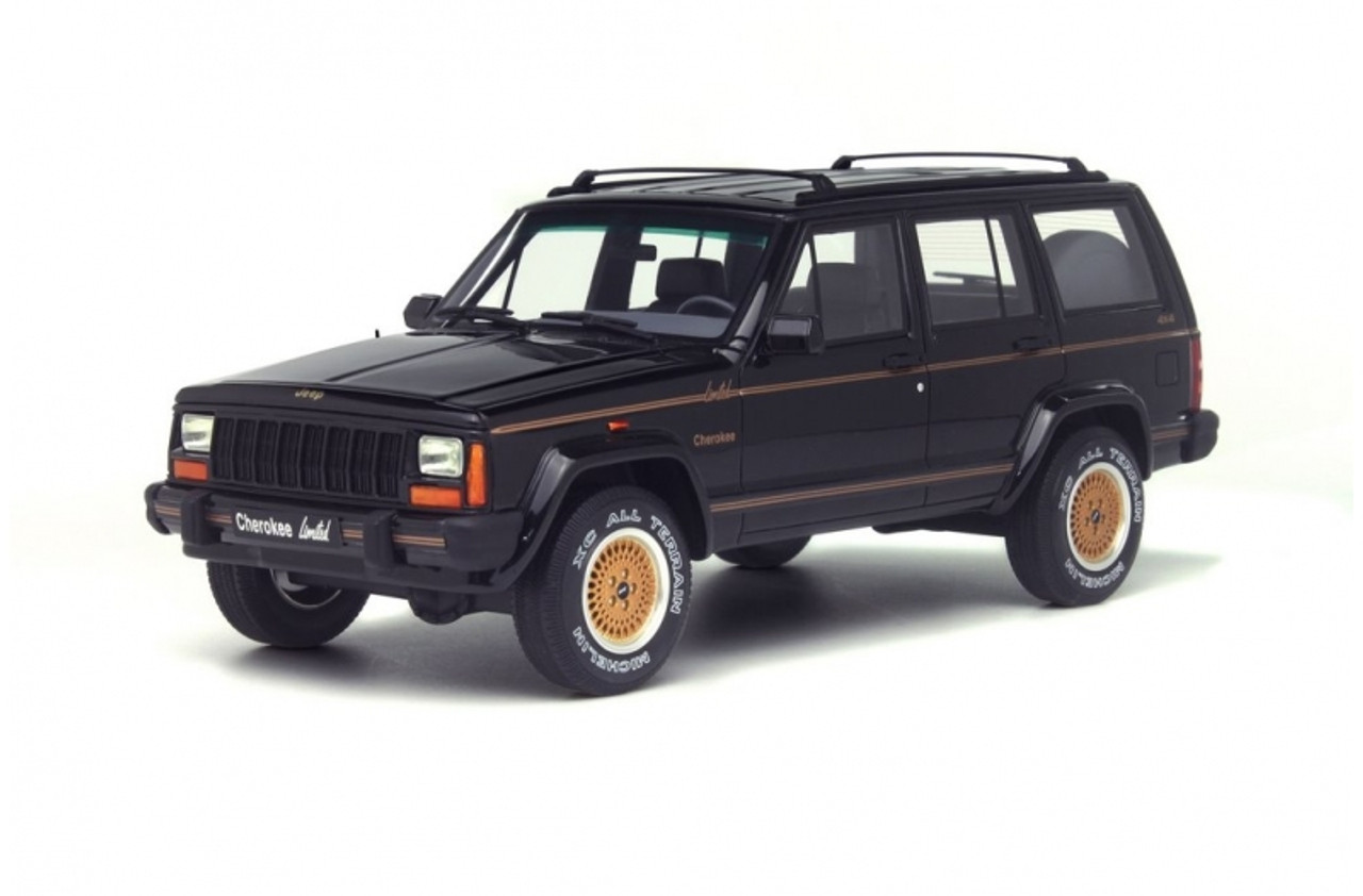 1/18 OTTO Jeep Cherokee Limited (Black) Resin Car Model