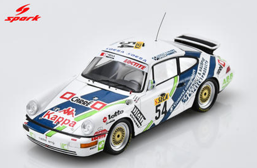 1/43 Spark Porsche 964 Carrera 2 Cup No.54 24H Spa 1993  M. Piessens - I. Viaene - T. Joosen Car Model