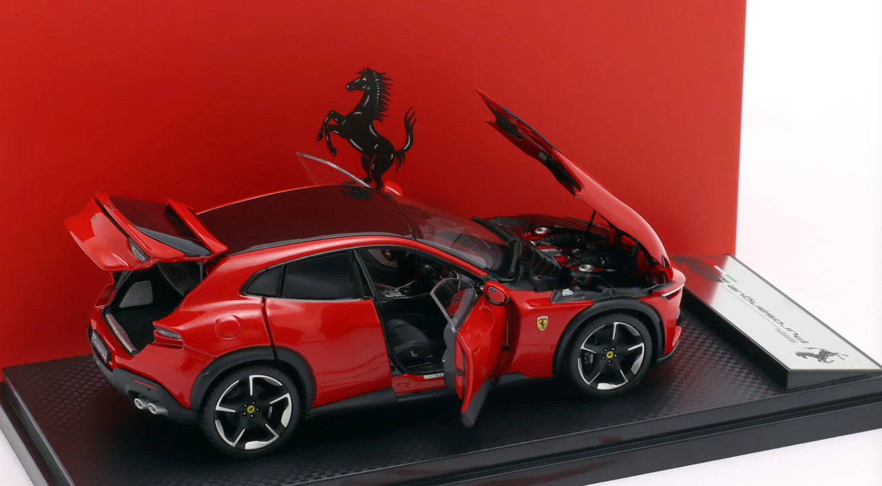 1/43 BBR 2023 Ferrari Purosangue (Corsa Red) Diecast Car Model