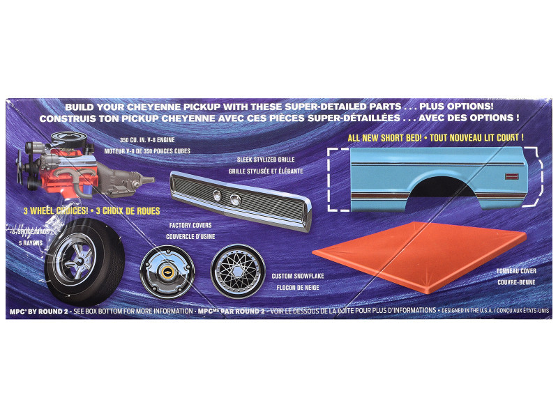 Skill 2 Model Kit 1972 Chevrolet C10 Shortbed Pickup Truck 1/25 Scale Model by MPC