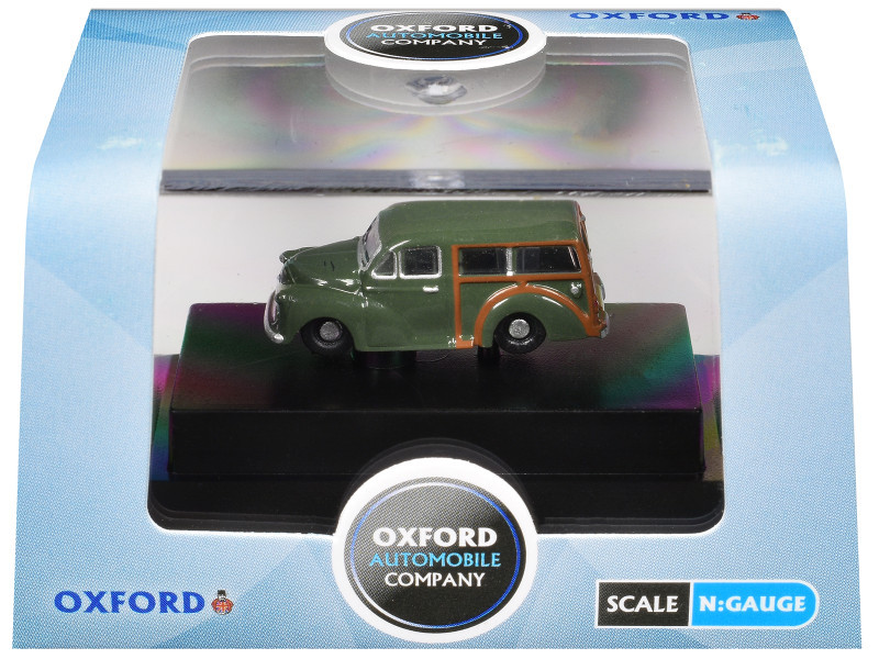 Morris Minor Traveller Almond Green 1/148 (N) Scale Diecast Model Car by Oxford Diecast