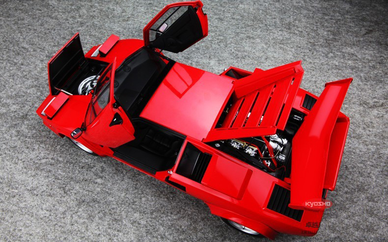 RW※プロフ必読 　1/12 KYOSHO LP500S ランボルギーニ 1/12 Kyosho Lamborghini Countach LP500S (Red) Diecast Car Model